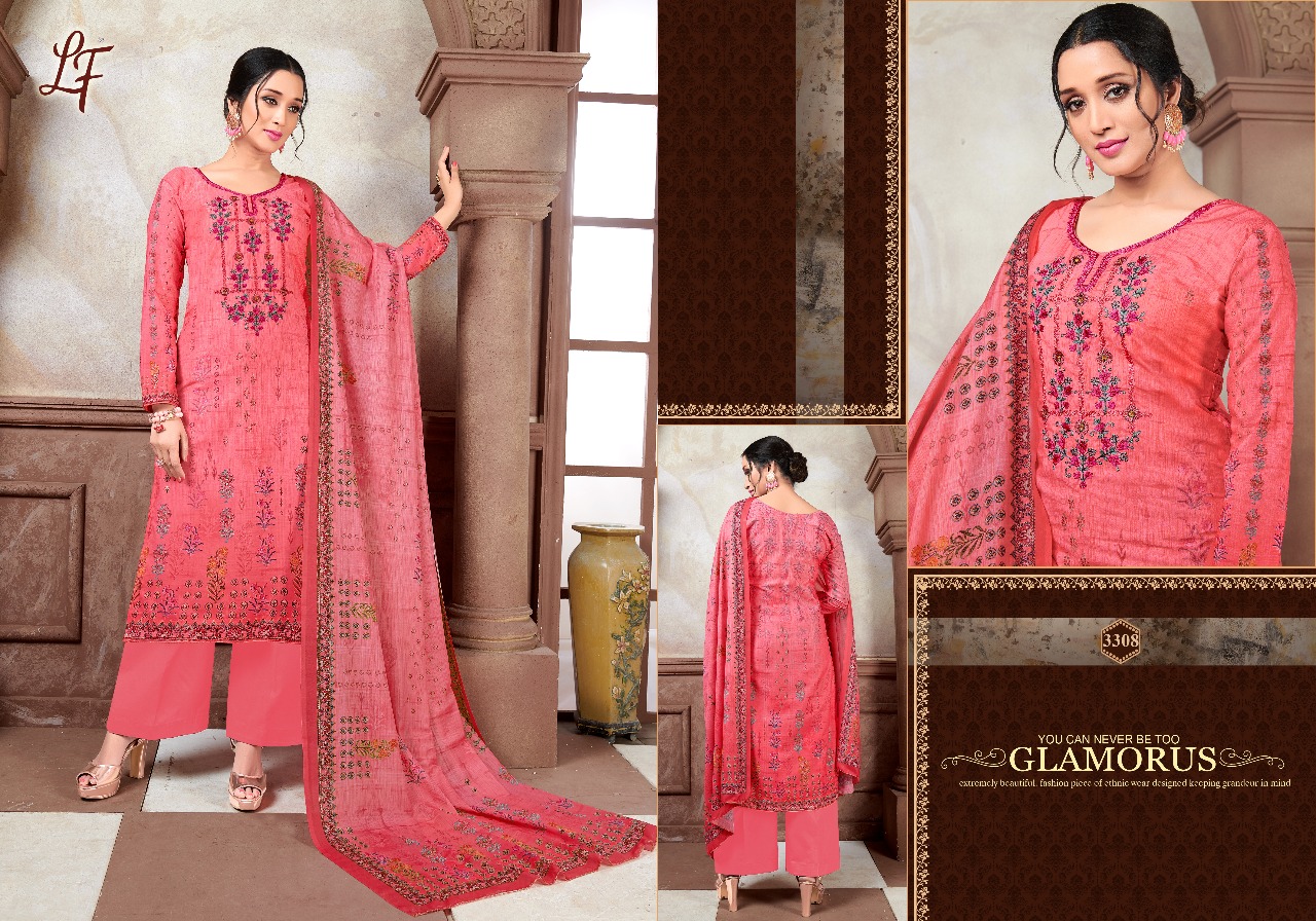 Lavli Fashion Heena Vol 33 Catalogue Pure Muslin Coton Digital Prints Salwar Suits Collection Wholesale Rates At Surat