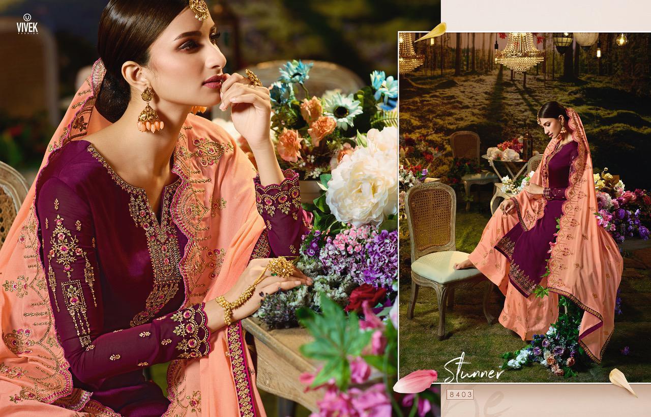 Vivek Fashion Ameen Vol 4 Catalogue Exclusive Bridal Wear Dress Material Collection Wholesale Rates From Surat
