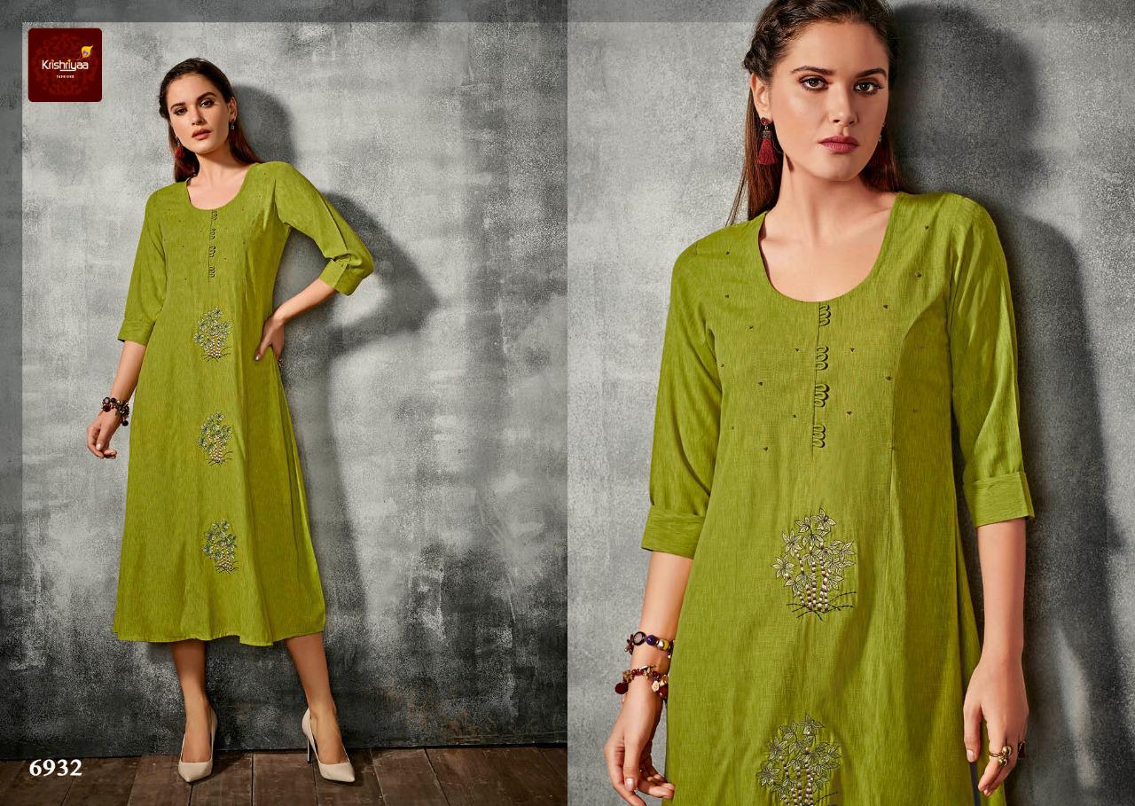 Krishriyaa Fashion Remix Catalogue Viscose Slub Kurtis Collection Online Wholesale Dealer From Surat