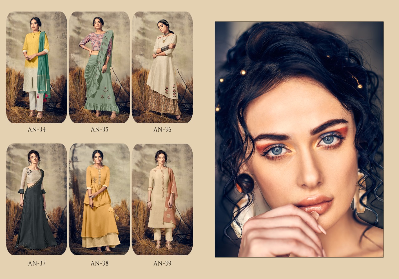 Anyuka Oshna Navratri Special Iconic Dreamy Collection Fancy Kurtis Online Supplier In Surat