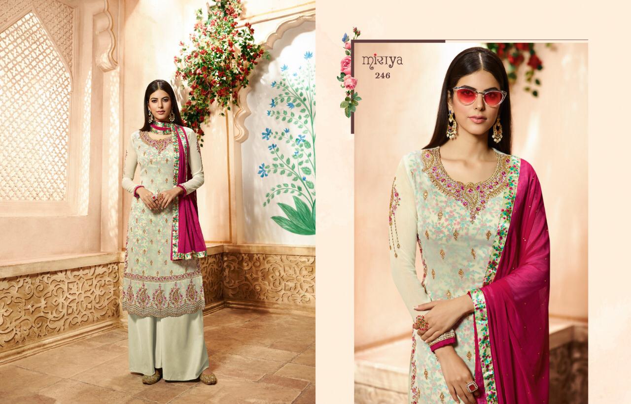 Aarav Miraya Vol 3 Fancy Designer Real Georgette Dress Material Collection Wholesale Online Surat
