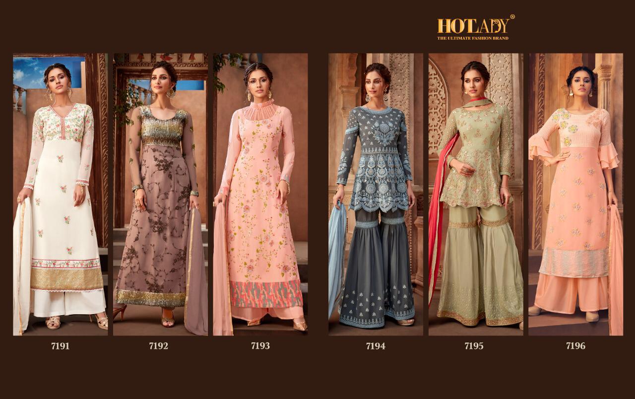 Hotlady Alankar 7191-7196 Series Party Wear Salwar Suits Collection Wholesale Price At Surat