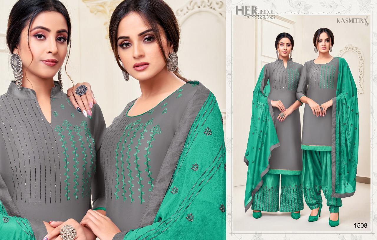 Kayce Kasmeera Mahreen Patiyala Vol 3 Cotton Silk With Work Suits Wholesale Collection In Surat