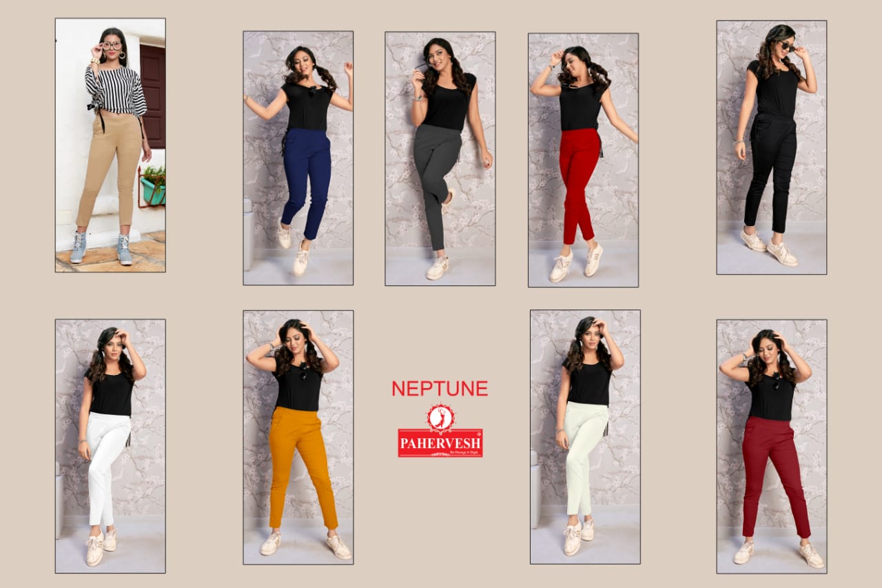 Pahervesh Neptune Cotton Lycra Bottom Wear Collection Super Wholesale Rate From Surat