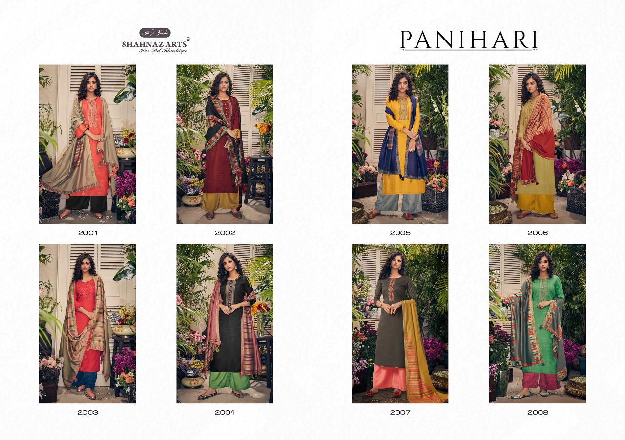 Buy Shehnaz Arts Panihari Wholesale Rates Pashmina Suits Winter Collection