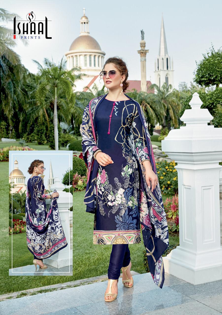 Ishaal Prints Gulmohar Vol 11 Lawn Cotton Dress Material Wholesale