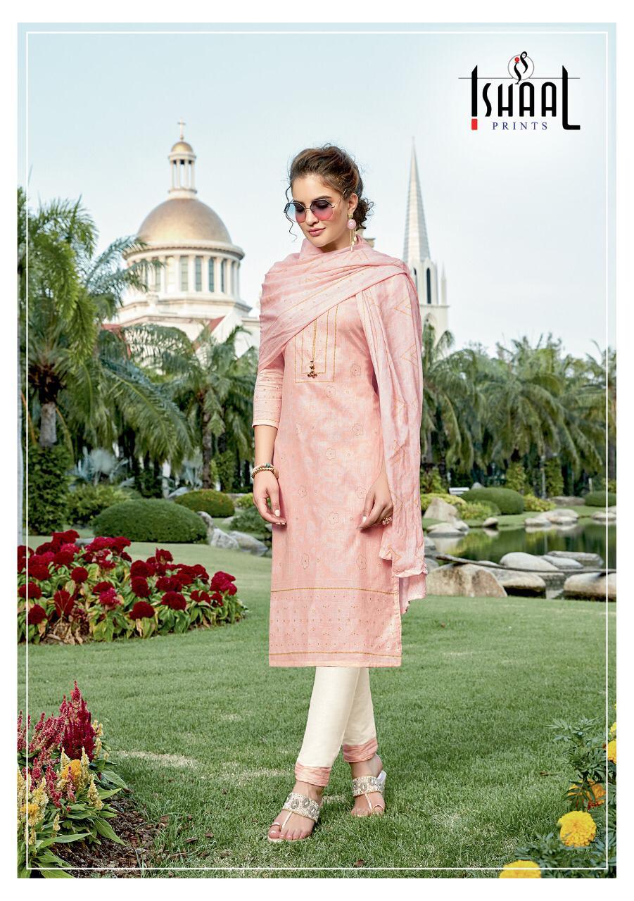 Ishaal Prints Gulmohar Vol 11 Lawn Cotton Dress Material Wholesale