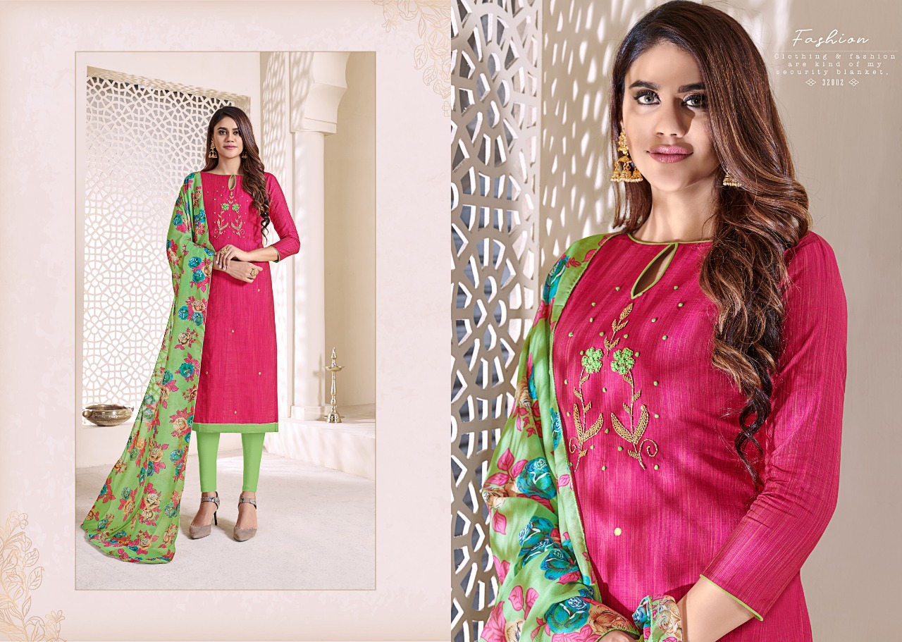 Buy Kapil Trendz Fashion Cotton Dress Material Collection Wholesale Price