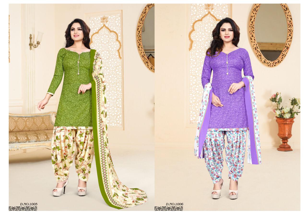 Buy Vishnu Impex Cotton Club 1001-1012 Series Cotton Dress Material Catalogue Wholesale Dealer