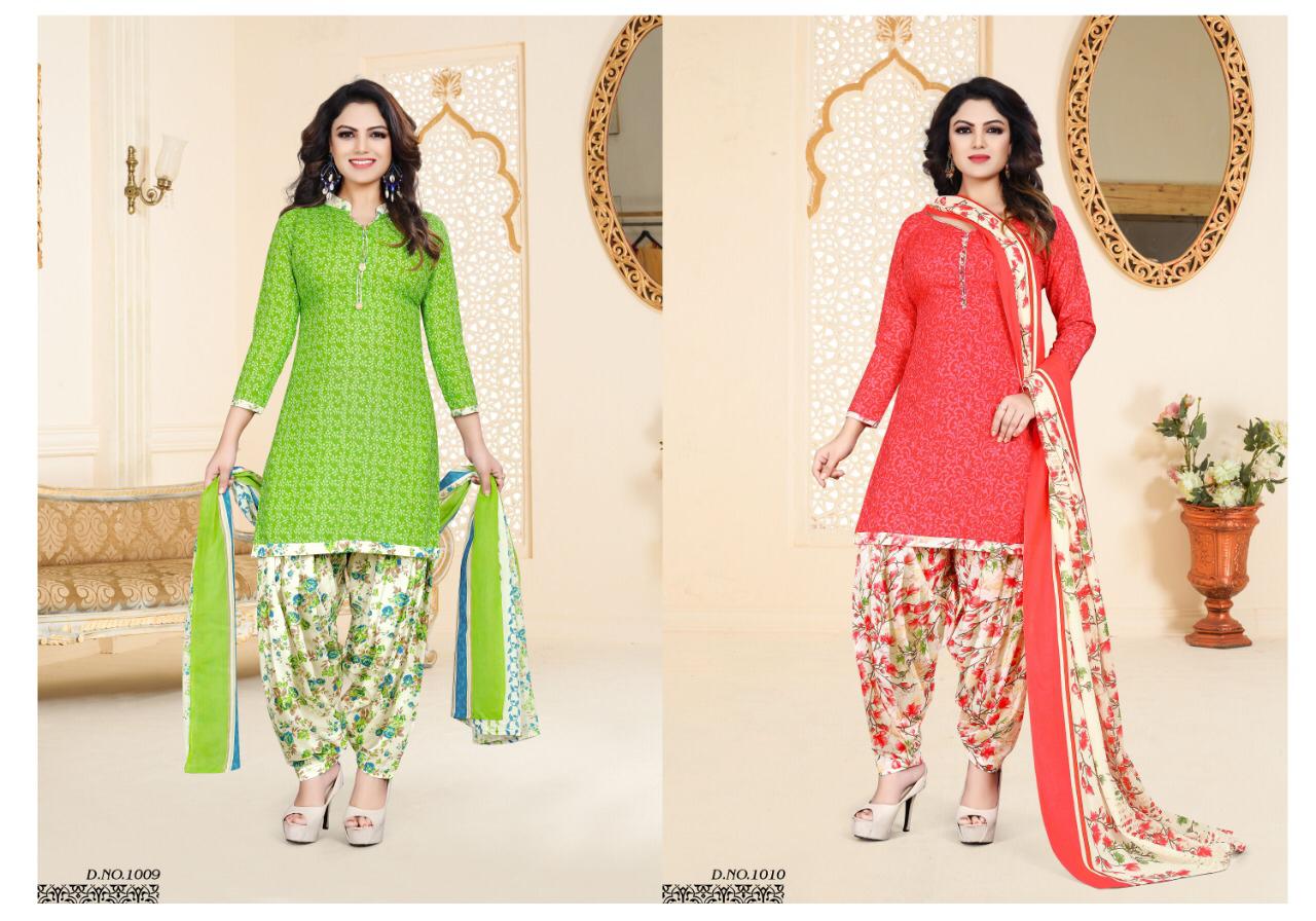 Buy Vishnu Impex Cotton Club 1001-1012 Series Cotton Dress Material Catalogue Wholesale Dealer