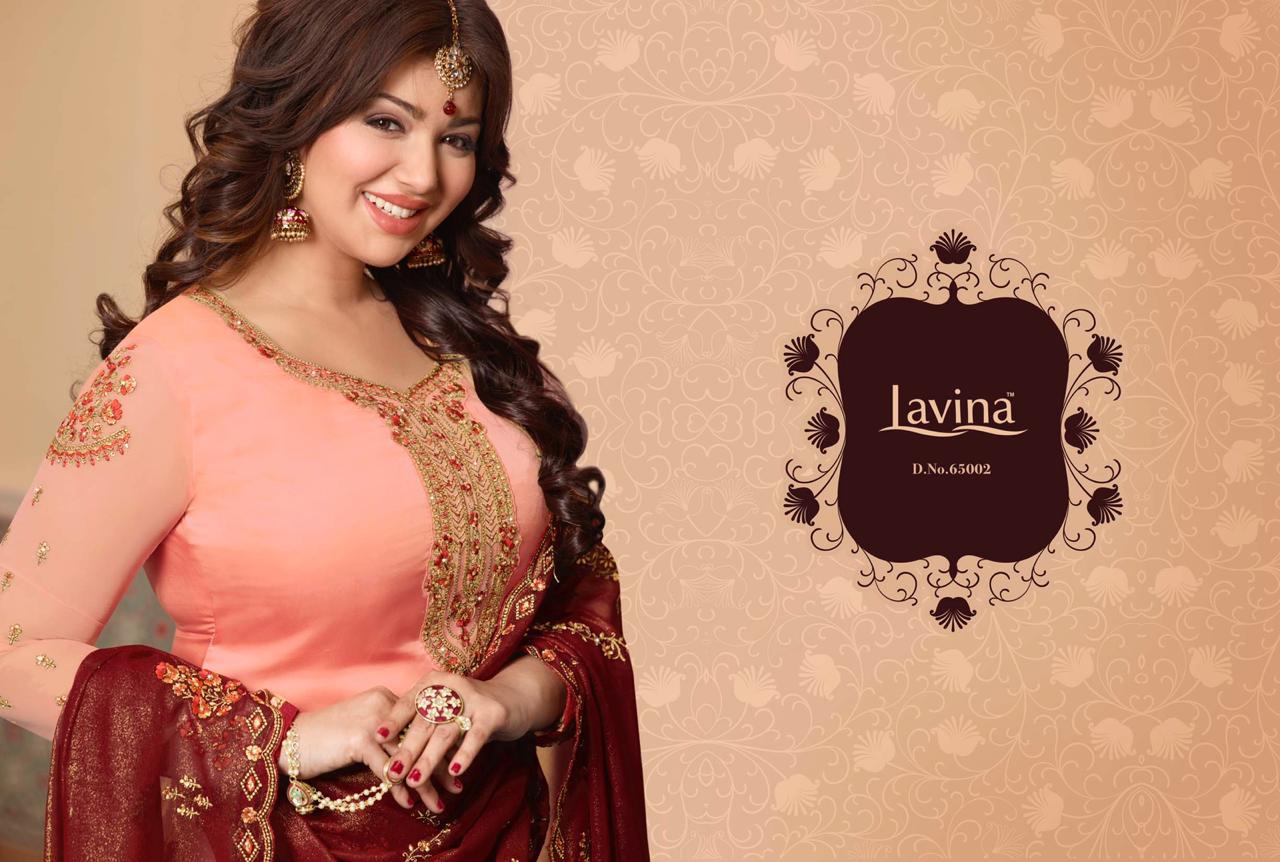 Lavina Vol-65 65001-65006 Series Fancy Georgette Dress Material Wholesale Dealer In Surat