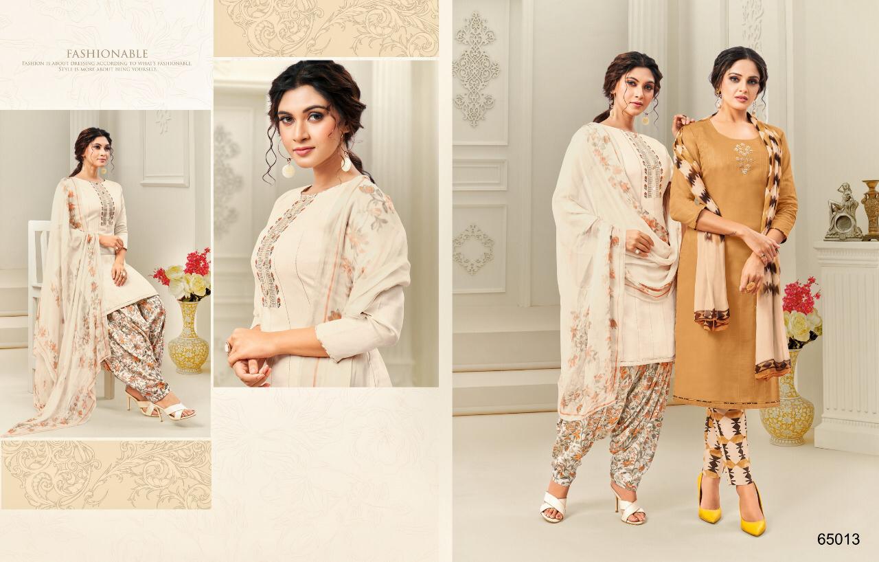 Kapil Trendz Latest 65007-65018 Series Cotton Satin Print Dress Material Collection Wholesale Surat