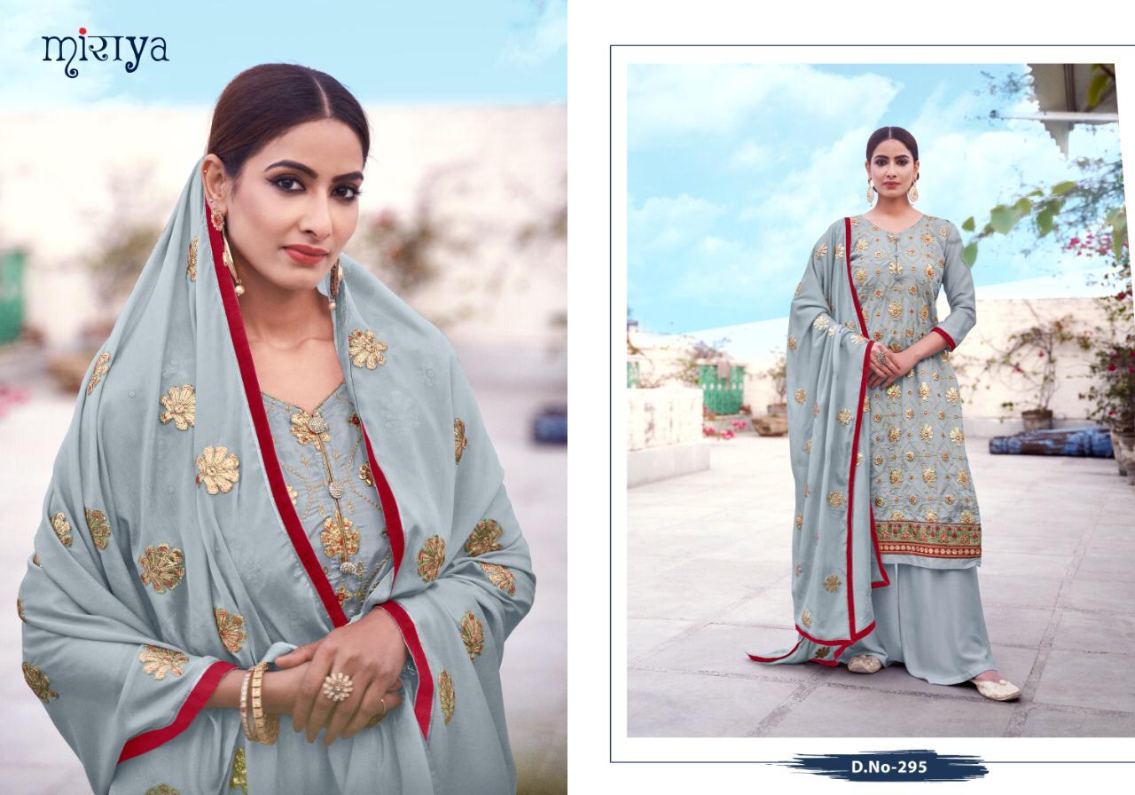 Aarav Trendz Miraya Vol-13 291-296 Series Fancy Party Wear Suits Collection Wholesale Rates