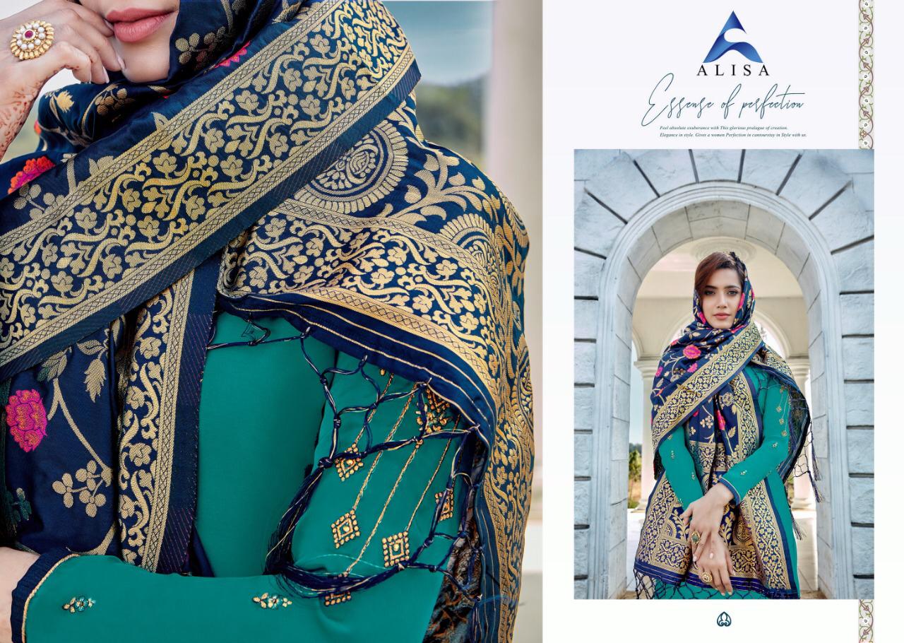 Amira Banaras Vol-11 Alisa 3901-3906 Series Georgette Salwar Suits Online Wholesaler
