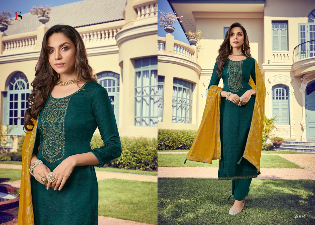 Deepsy Monalisa 2001-2006 Series Fancy Silk Designer Suits Collection Wholesale Rates In Surat