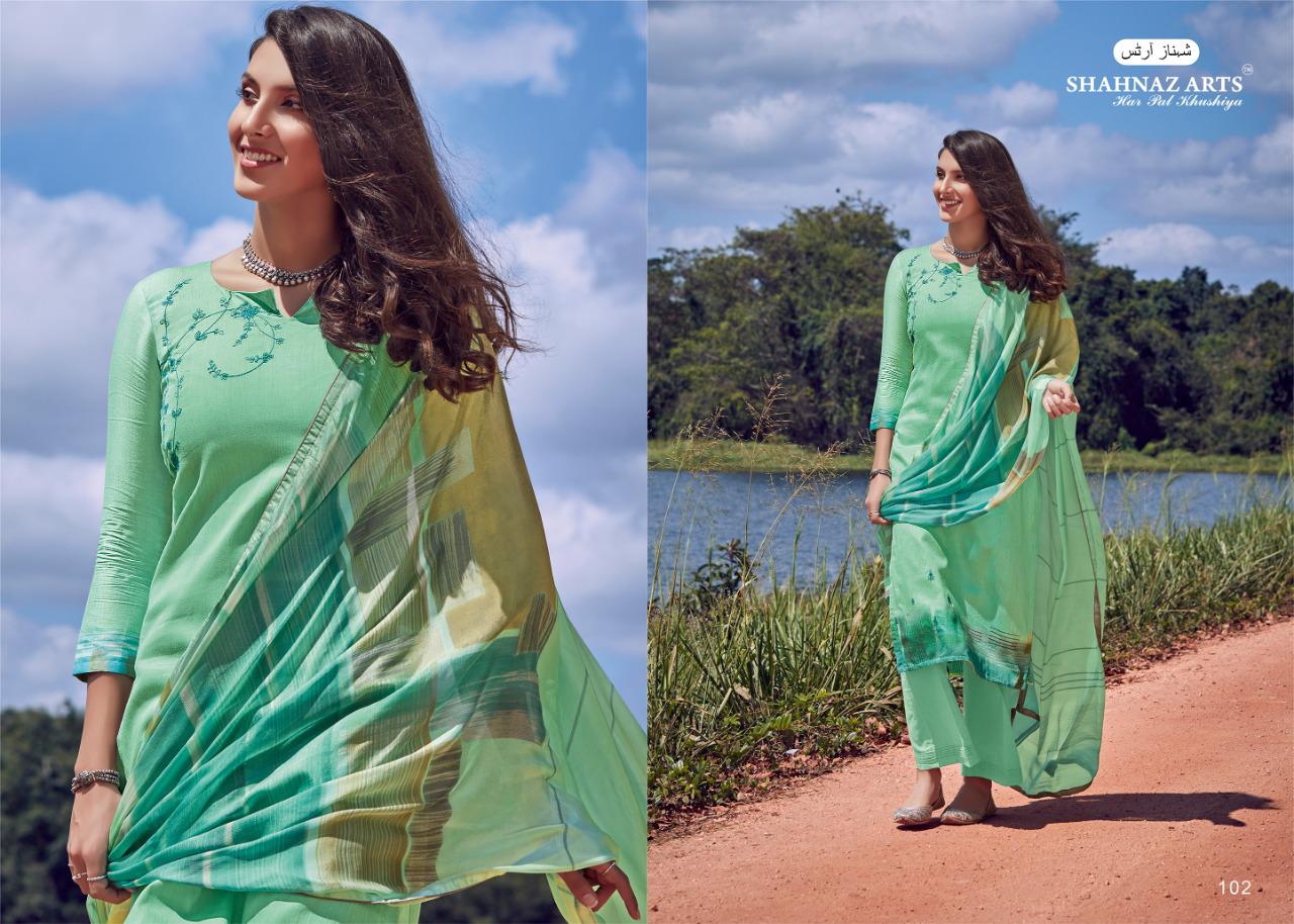 Shahnaz Art Enara Catalog Pure Jam Silk Cotton Fancy Suits Catalog Wholesale Rate
