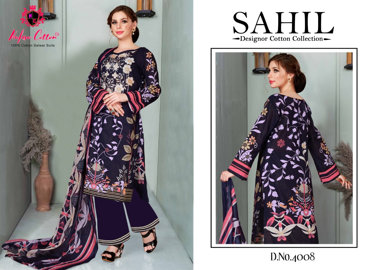 Nafisa Cotton Sahil Vol-4 Beautiful Cotton Dress Materials Wholesale Collection