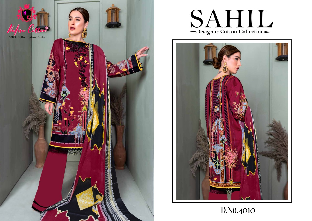 Nafisa Cotton Sahil Vol-4 Beautiful Cotton Dress Materials Wholesale Collection