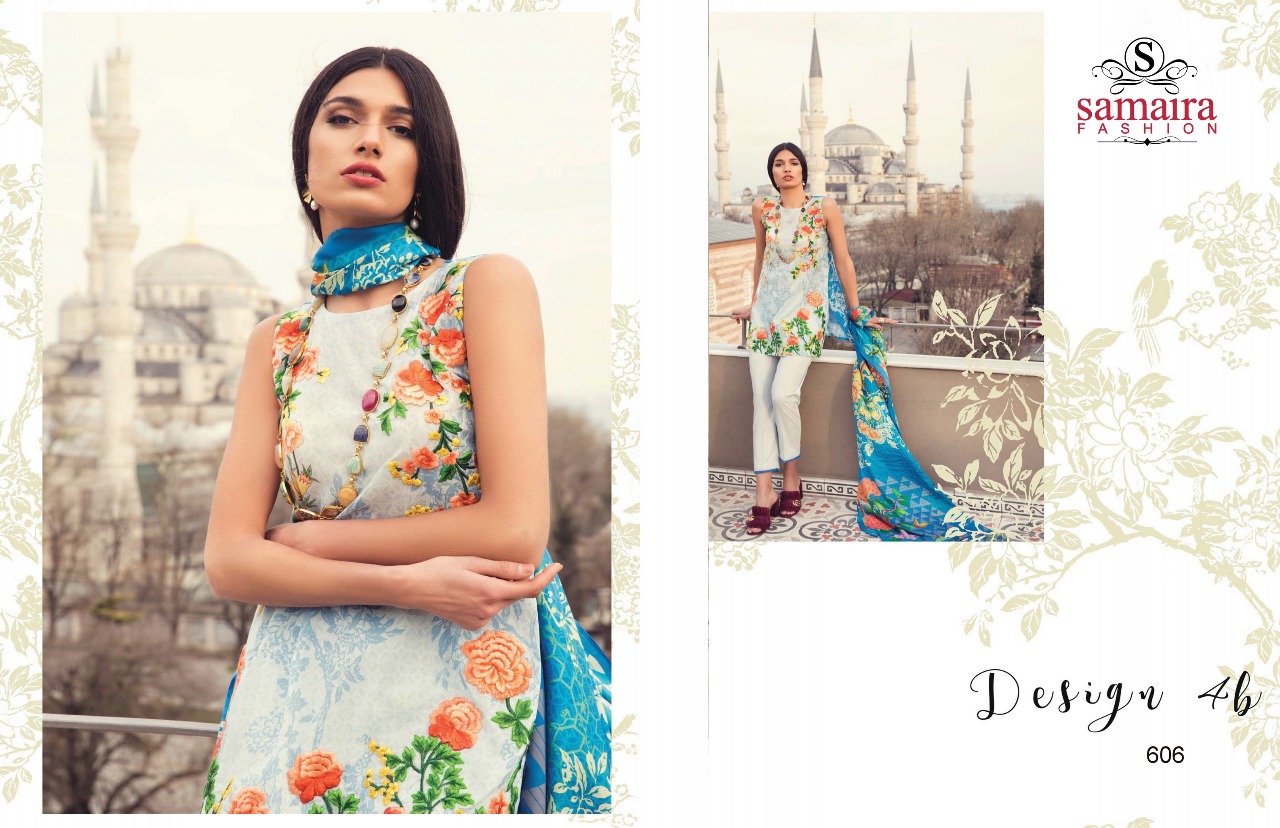 Samaira Fashion Mina Hasan Exclusive Cotton Prints Pakistani Suits Collection Wholesale Surat