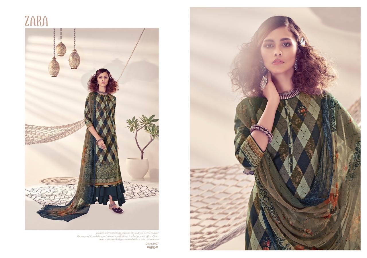 Kesar Launch Zara Advance Fancy Silk Designer Suits Collection Wholesale Rates Surat