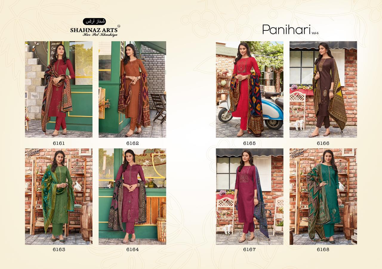 Shahnaz Arts Panihari Vol-6 Exclusive Cotton Prints Dress Materials Collection Wholesale Surat