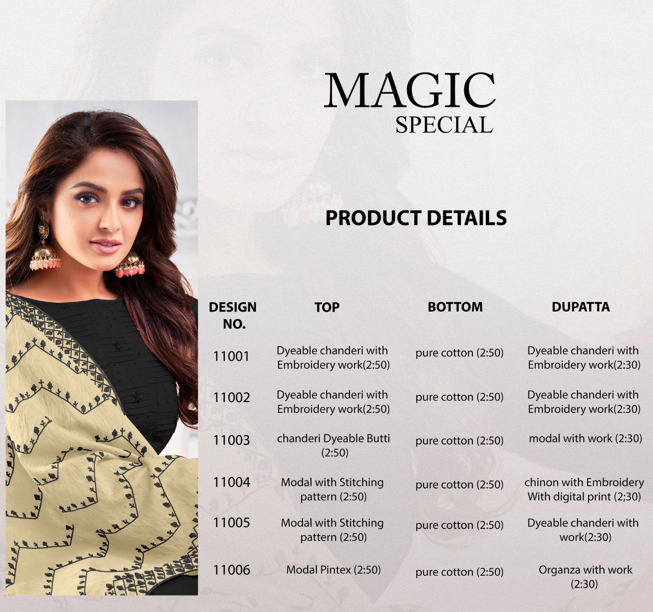 Kapil Trendz Magic Special Exclusive Designer Dress Materials Collection Wholesale Surat