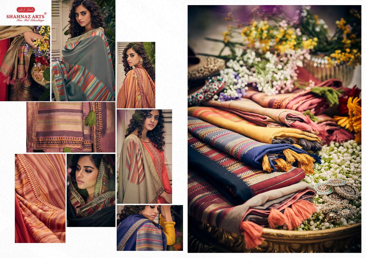 Shahnaz Arts Panihari Catalog Pashmina Winter Special Suits Collection Wholesale Rate Surat