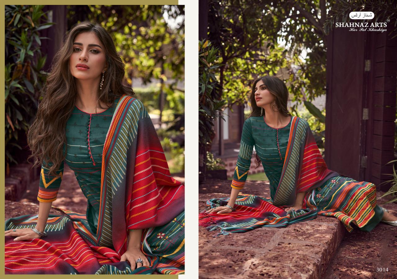 Gulshan Vol-4 By Shahnaz Arts Heavy Pashmina Suits Wholesale Collection