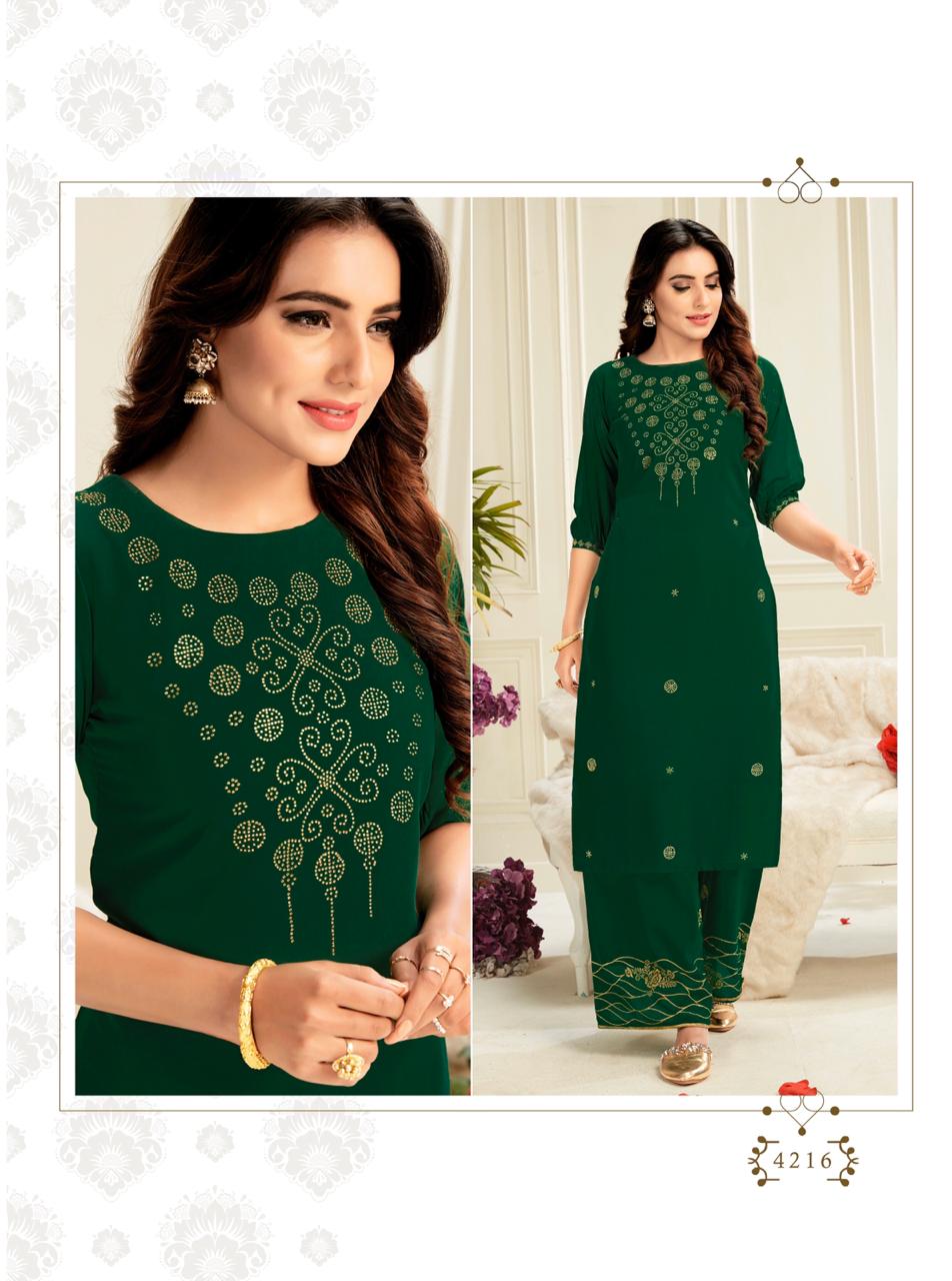 Luxury Pret D No 1271 New Handwork Collection Kurti With Pant -✈Free➕COD🛒