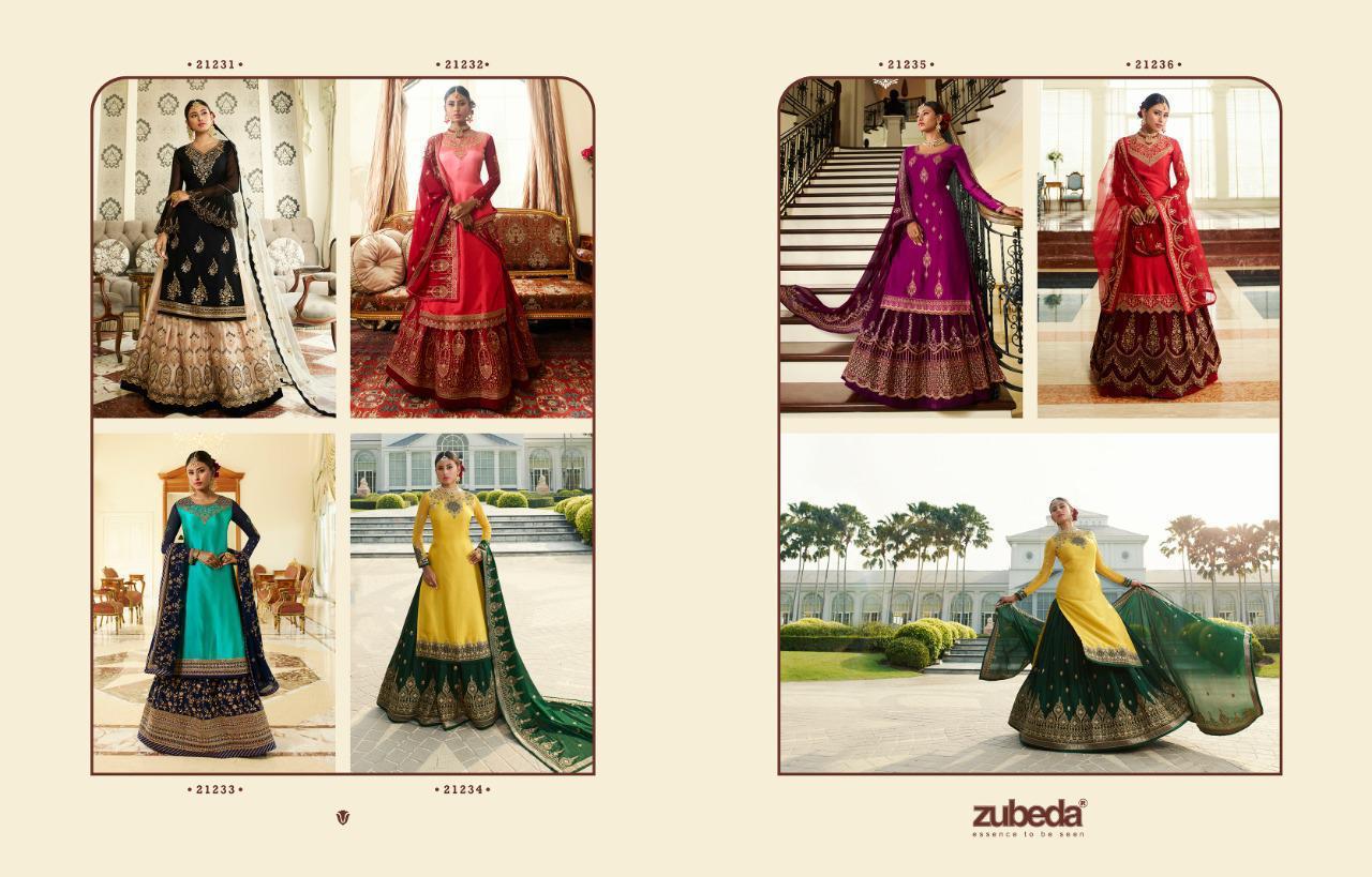 Zubeda Yuganta 21231-21236 Series Designer Look Catalog Wholesale Price Seller In Surat Market