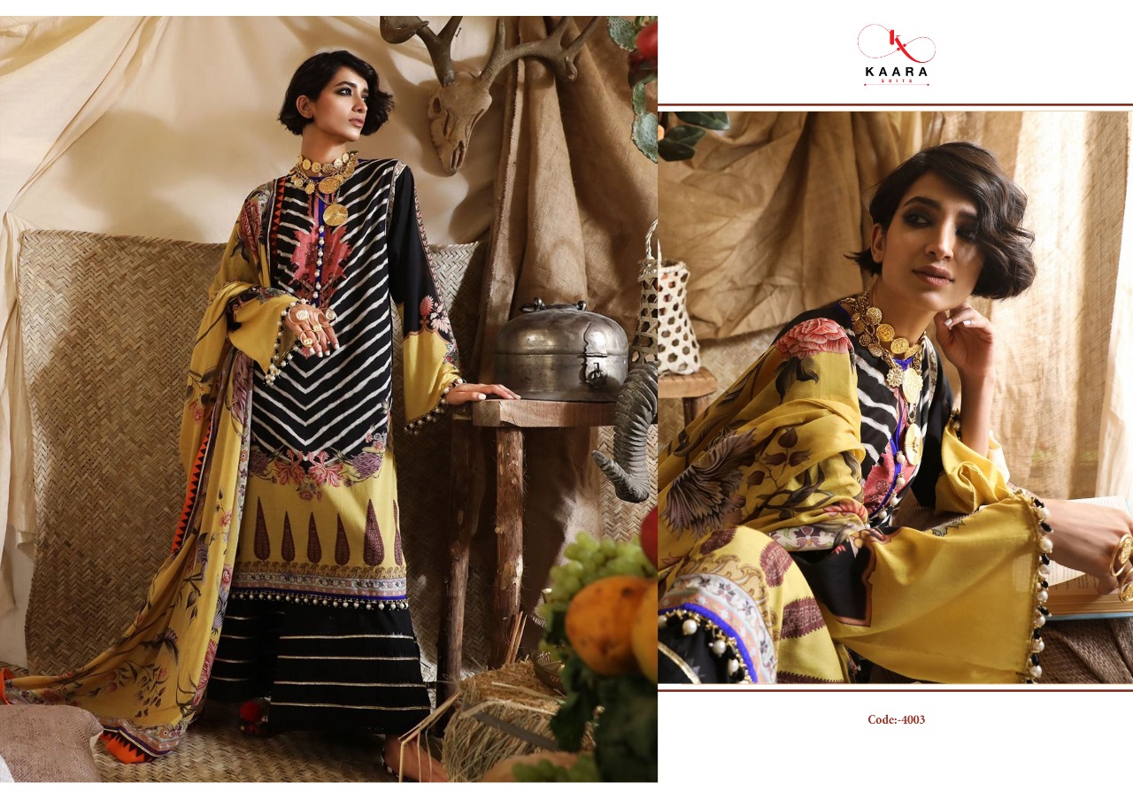Kaara Suits Sana Safinaz Winter Collection Catalog Wholesale Rate Surat