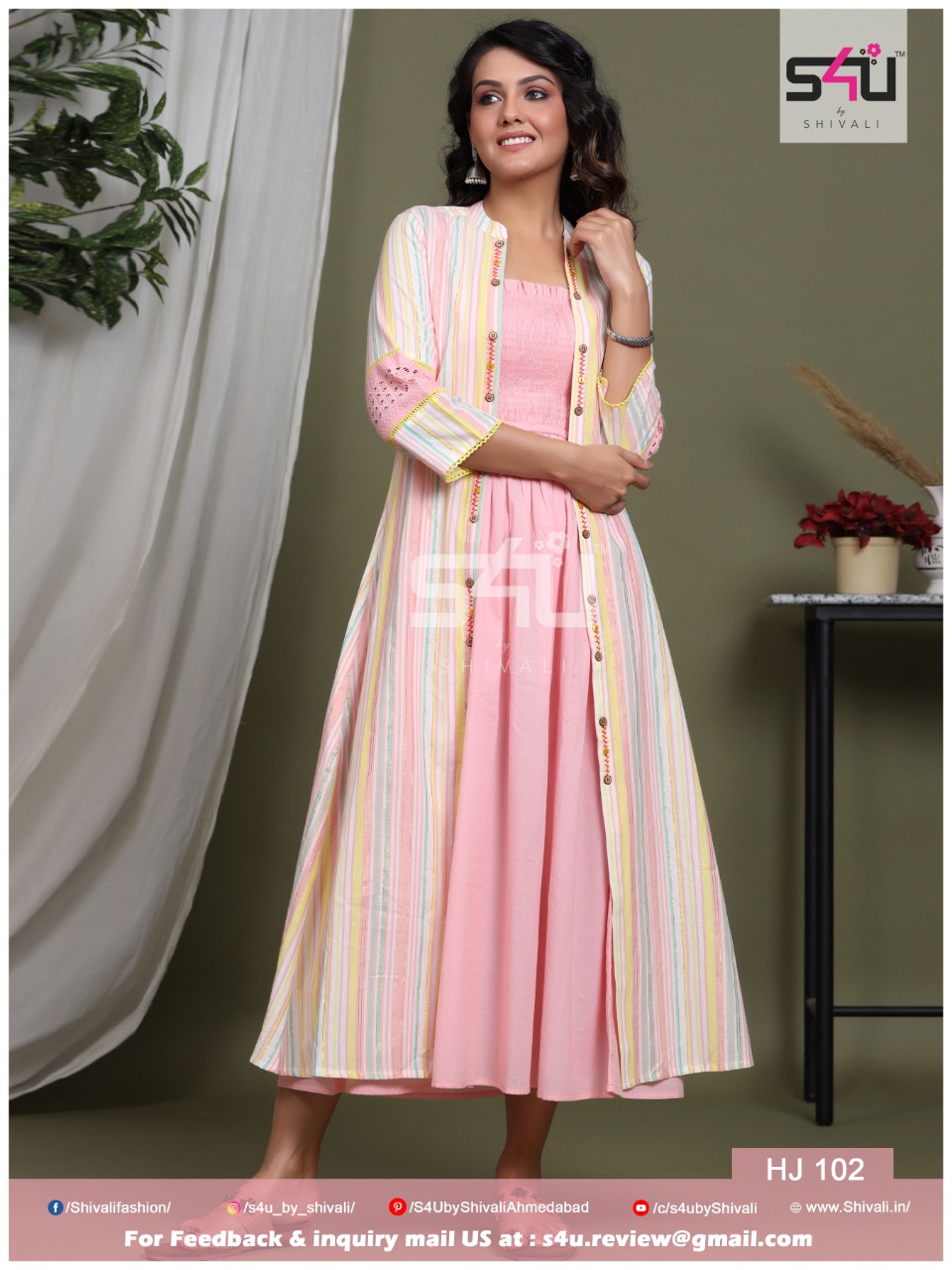 S4u by shivali retro 2019 summer collection stylish kurti catalog surat  best price buy online