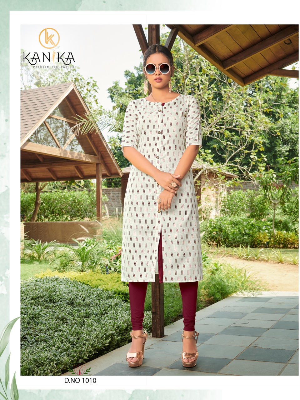 Kanika Slub Ikkat Vol 2 Catalog Designer Wear Fancy Kurtis Collection Wholesale Rate Surat