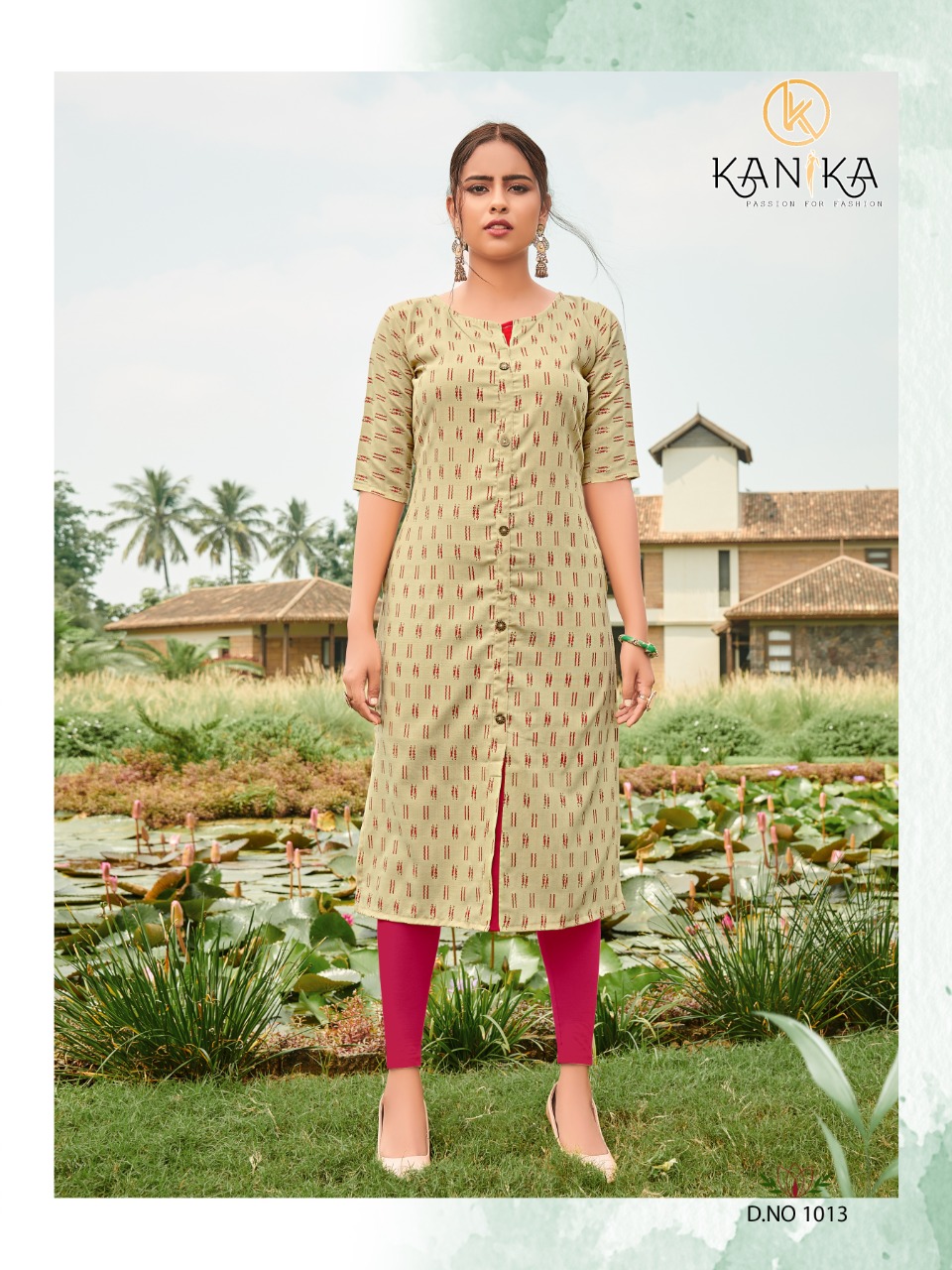 Kanika Slub Ikkat Vol 2 Catalog Designer Wear Fancy Kurtis Collection Wholesale Rate Surat