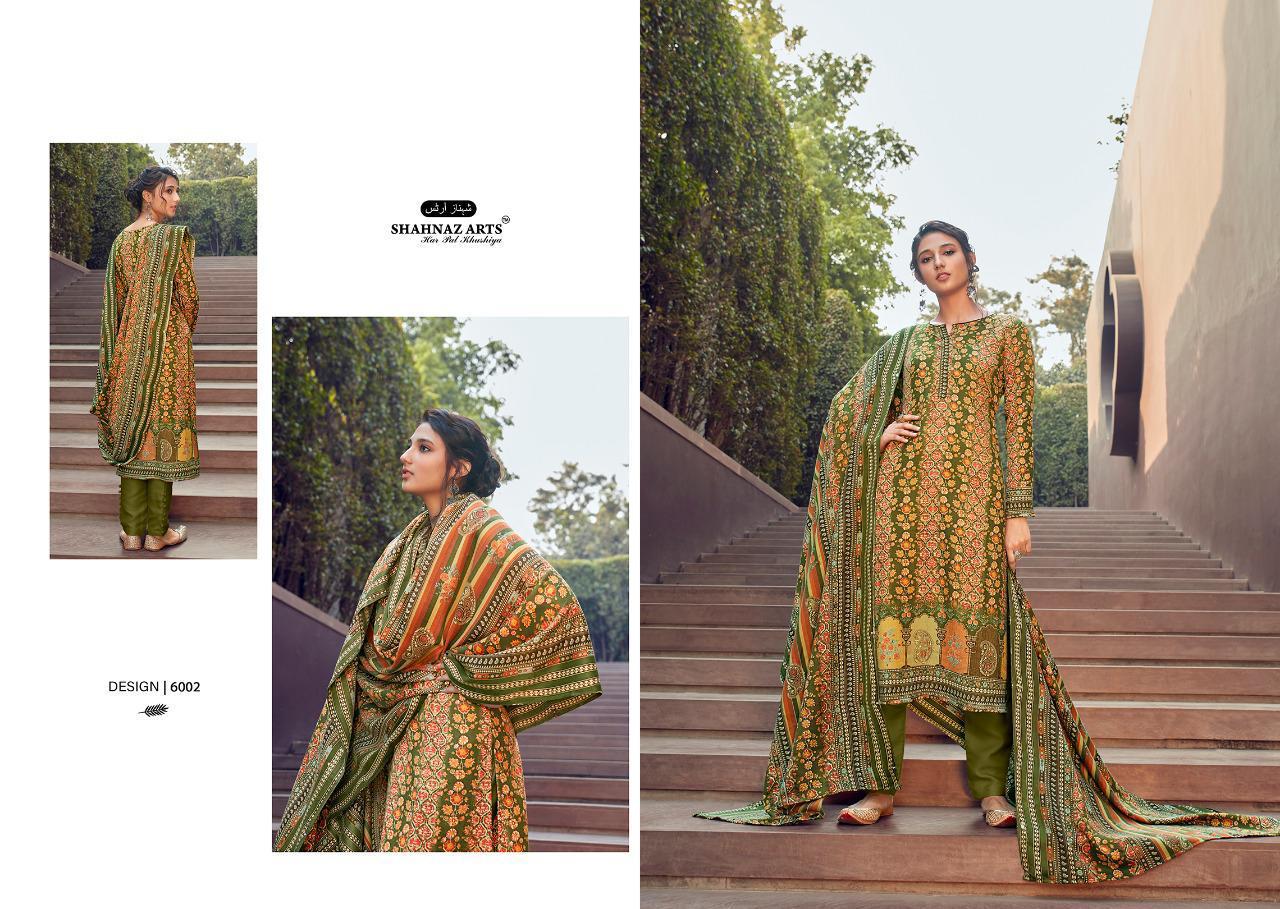Shahnaz Arts Gulshan Vol 6 Catalog Pashmina Suits Best Price In Surat