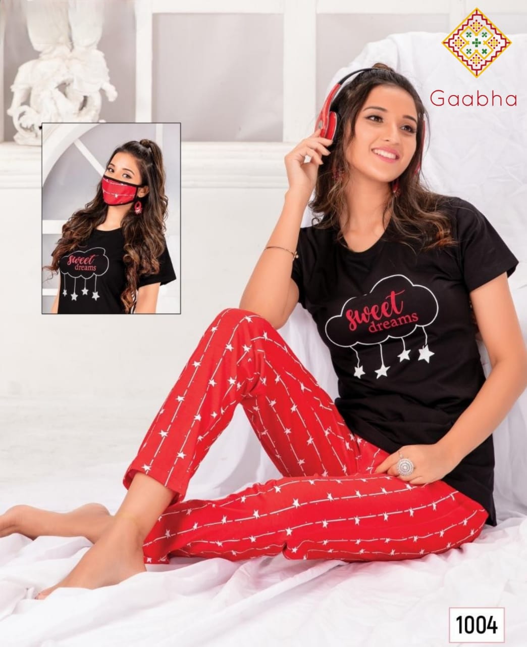 Gaabha Sweet Dreams Vol 7 Night Wear Collection Wholesaler Pratham Fashion Surat