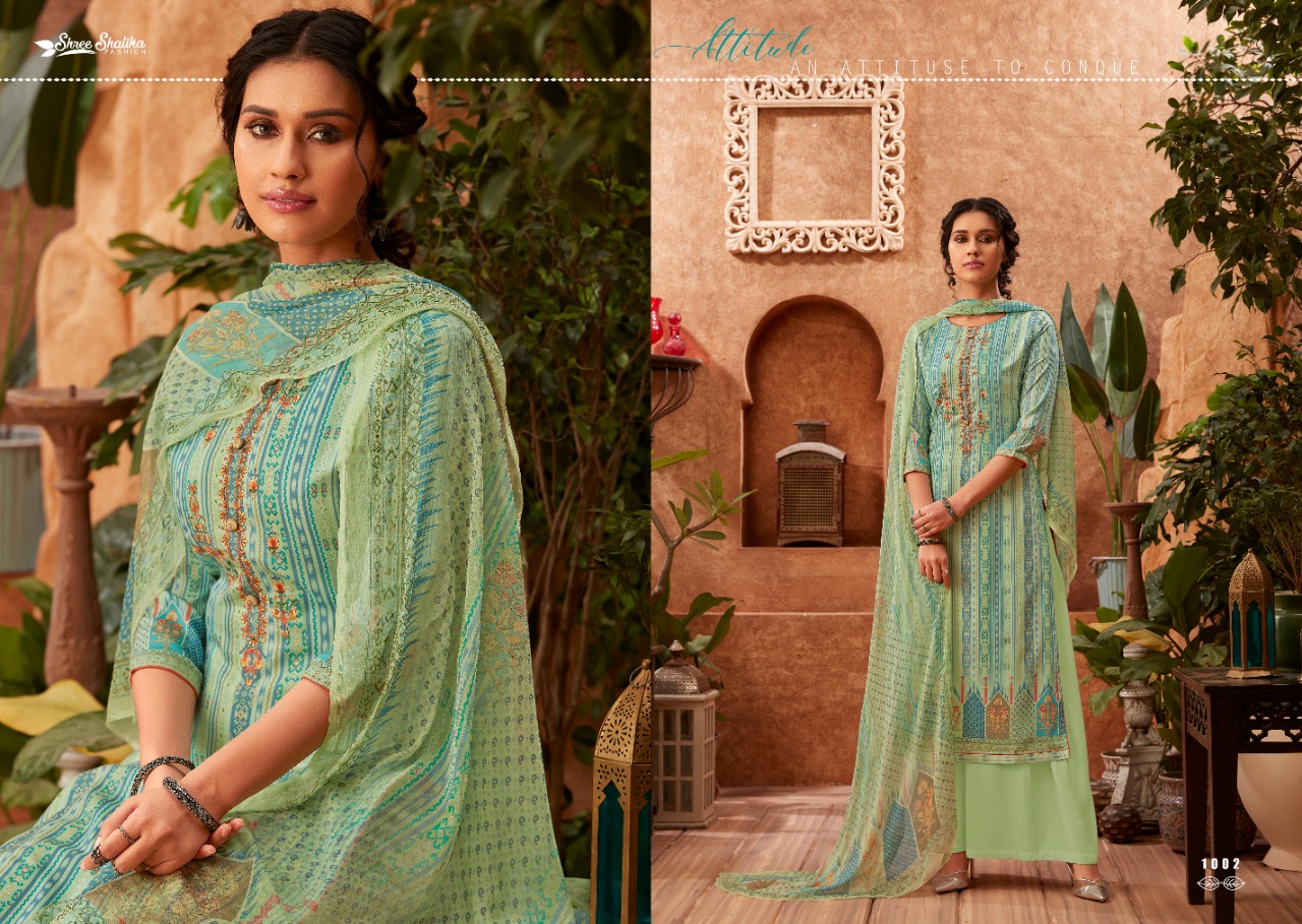 Shree Shalika Fashion Khwab 1001-1008 Series Salwar Kameez Wholesaler In Surat