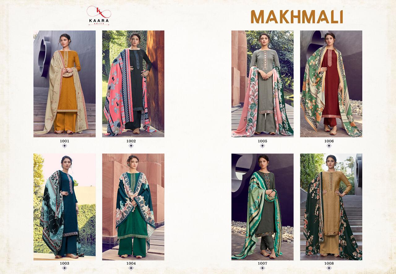 Kaara Suits Makhmali Pashmina Dress Material Lowest Price Supplier In Surat