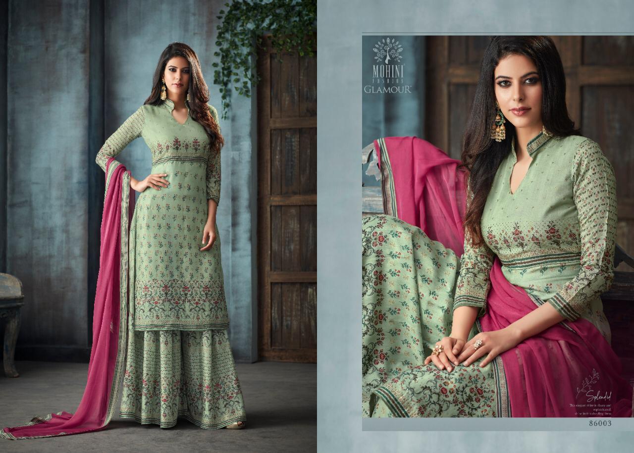 Mohini Fashion Glamour Vol 86 Muslin Designer Wear Fancy Suits Catalog Online Best Price In Surat