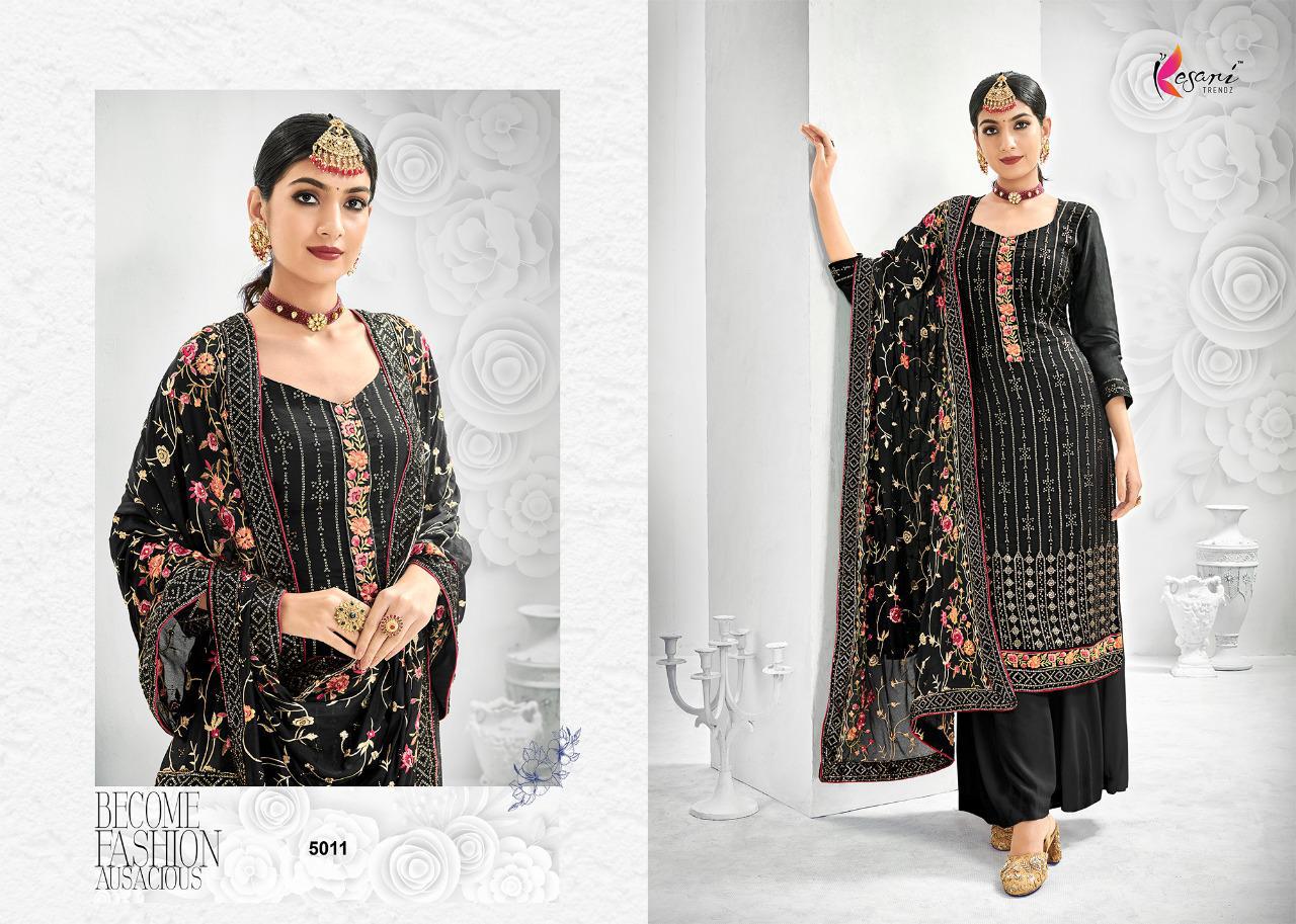 Kesri Trendz Simran Vol 3 Heavy Chinon Heavy Embroidered Work Salwar Kameez Catalog Best Price In Surat