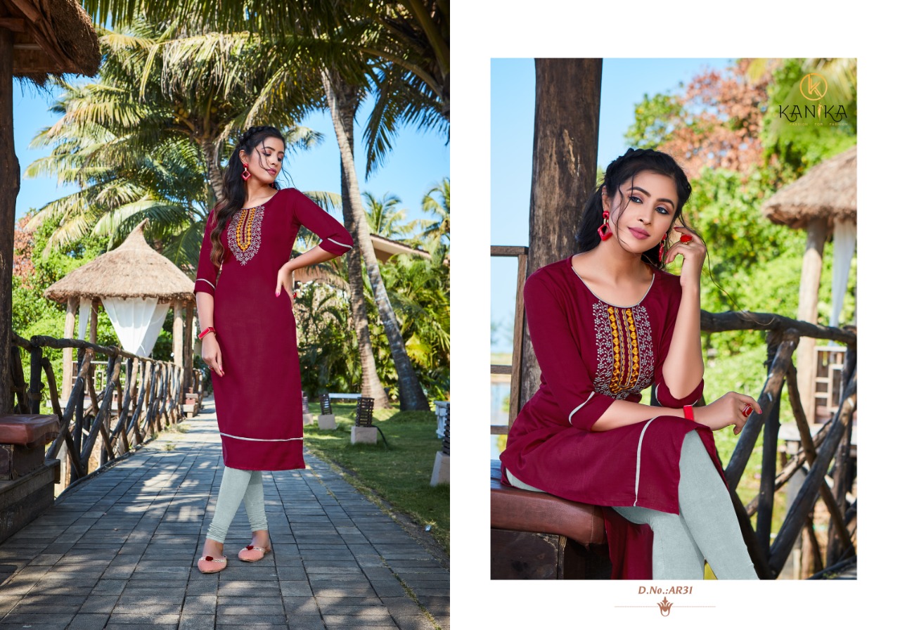 Kanika Anuroop Vol 4 Rubby Silk Daily Wear Kurtis Online India Supplier