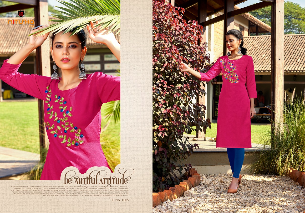 Nitisha Nx Mulmul Soft Cotton Designer Look Kurtis Collection Wholesale Online Shopping 2020