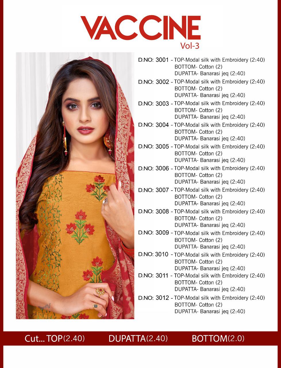 Shagun Vaccine Vol 3 Catalogue Modal Silk Punjbai Salwar Suits Collection Wholesale Price Surat