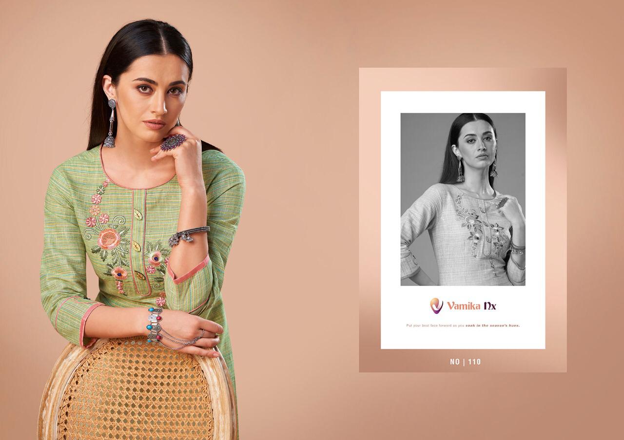 Vamika Nx Rosy Premium Cotton Fancy Kurtis Wholesale Online Supplier In Surat