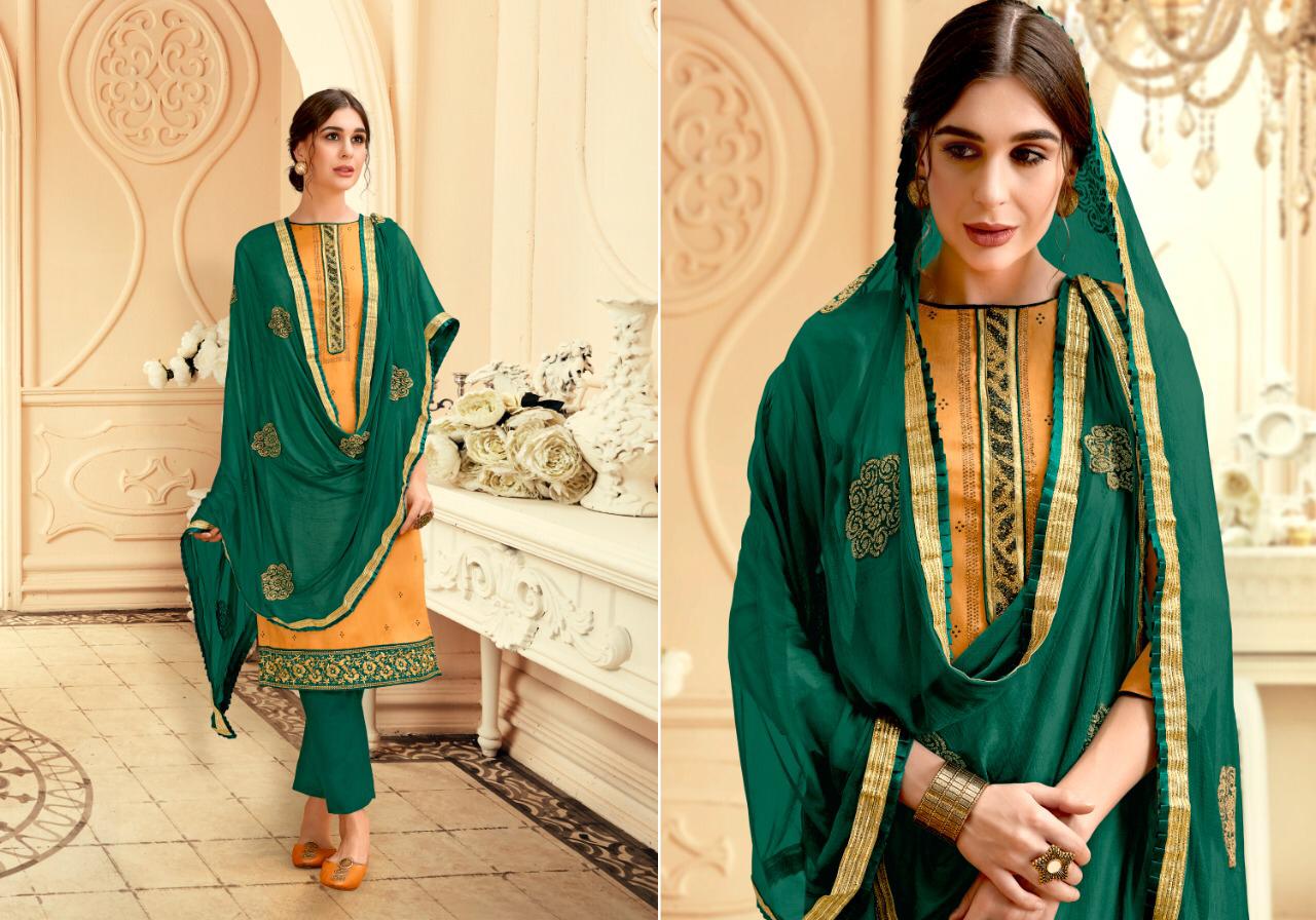 Sweety Fashion Urvashi Vol 5 Jam Satin Heavy Embroidered Work Fancy Suits Catalogue Wholesale Price