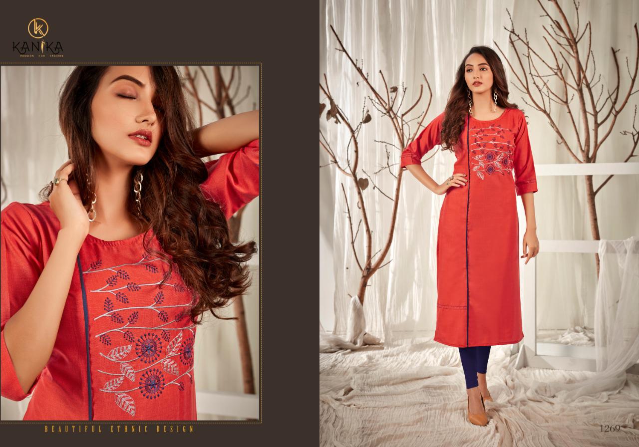 Kanika Aditi Vol 8 Rubby Silk Trendy Designer Kurtis Collection Wholesale Price