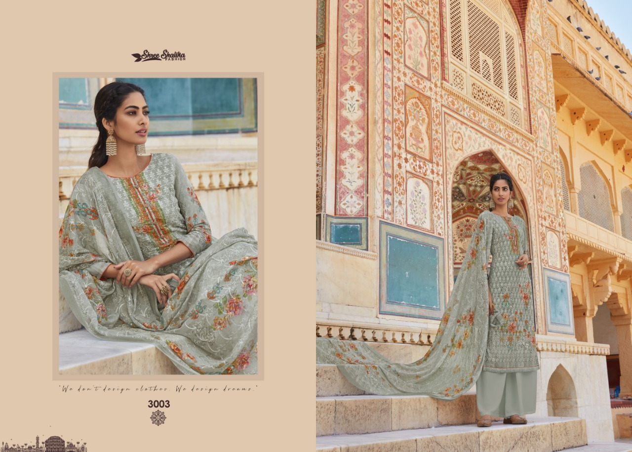 Shree Shalika Fashion Shalika Vol 6 Georgette Embroidered Festive Wear Salwar Kameez Catalogue Wholesale Price
