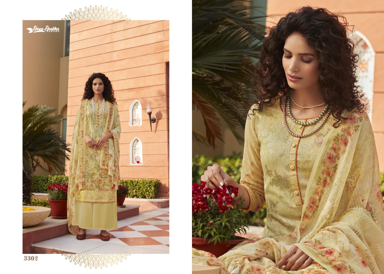 Shalika Fashion Shalika Vol 68 3301-3308 Series Pure Georgette Sequence Work Punjabi Suits Collection
