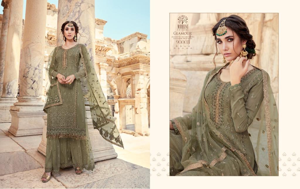 Mohini Fashion Glamour Vol 90 90001-90006 Series Party Wear Suits Collection Wholesale Price Suppler Surat