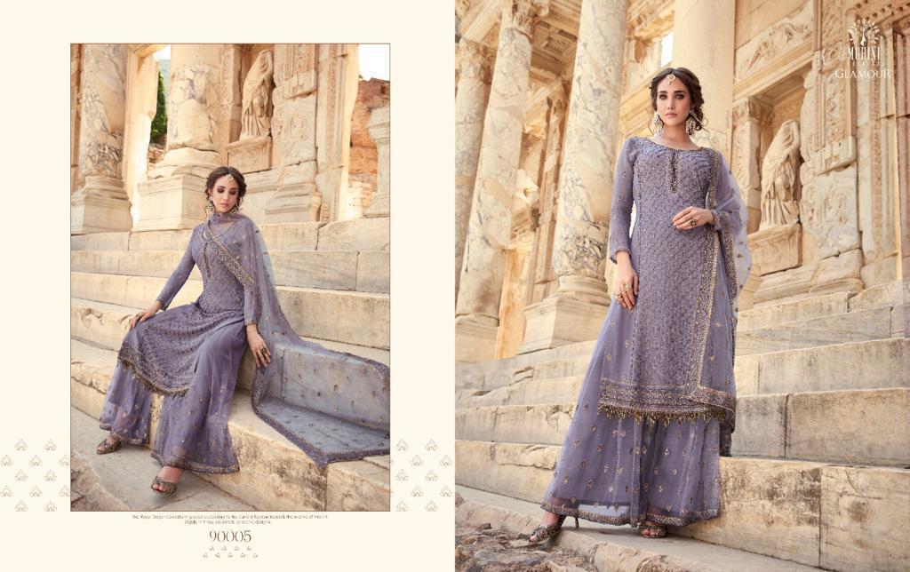 Mohini Fashion Glamour Vol 90 90001-90006 Series Party Wear Suits Collection Wholesale Price Suppler Surat